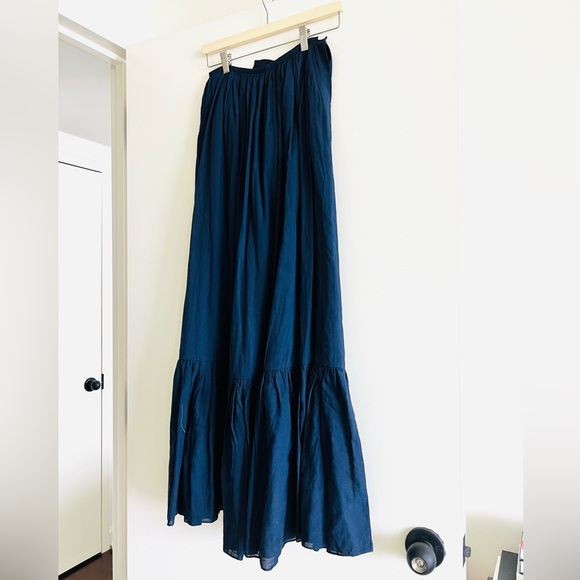 Loup Charmant Navy Maxi Skirt NWOT - Picture 5 of 10